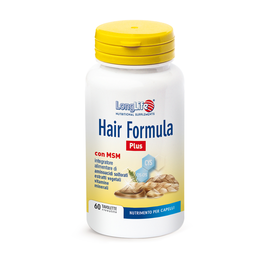 Longlife Hair Formula Plus Integratore per Capelli 60 Tavolette