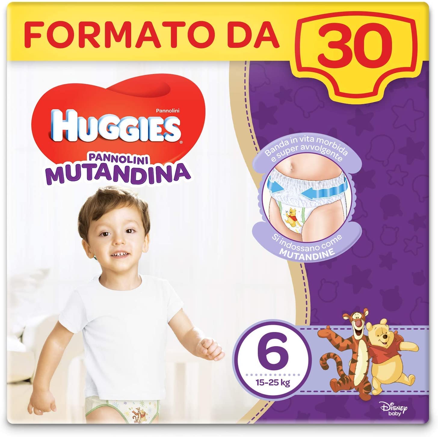 HUGGIES DIAPER PANT GR 6 30PZ