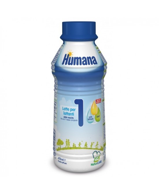 Humana 1 Latte Liquido 0-6 Mesi Bottiglia 470 ml