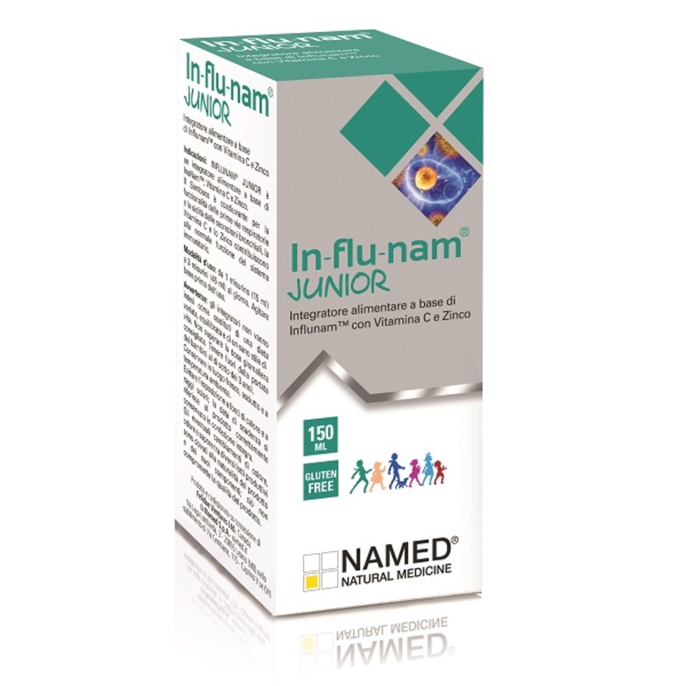 Named Influnam Junior Integratore Difese immunitarie Sciroppo 150 ml