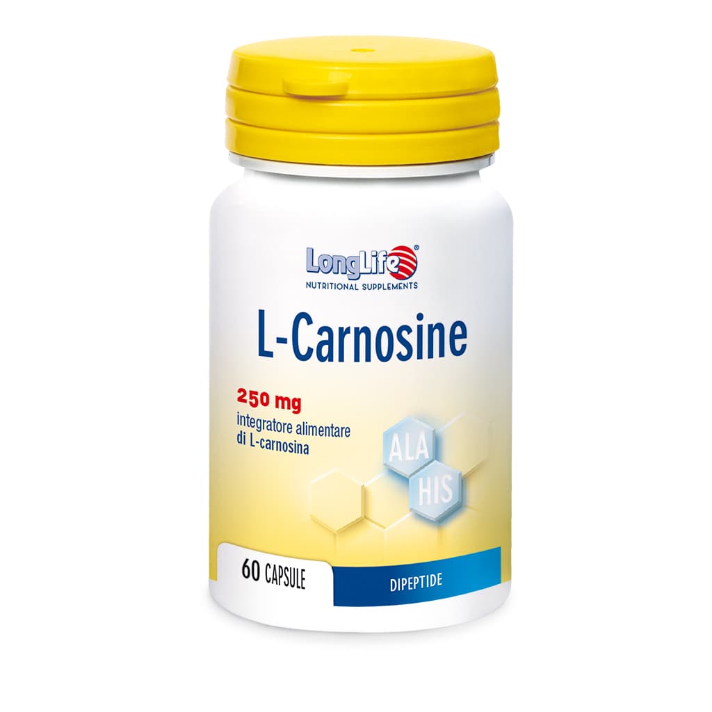 LongLife L-Carnosine Integratore 60 Capsule