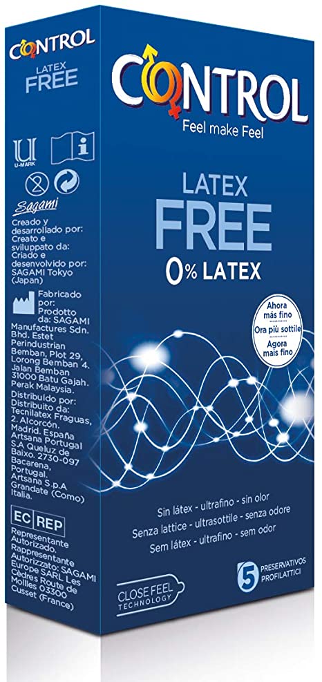 Control Latex Free Profilattici 5 pezzi