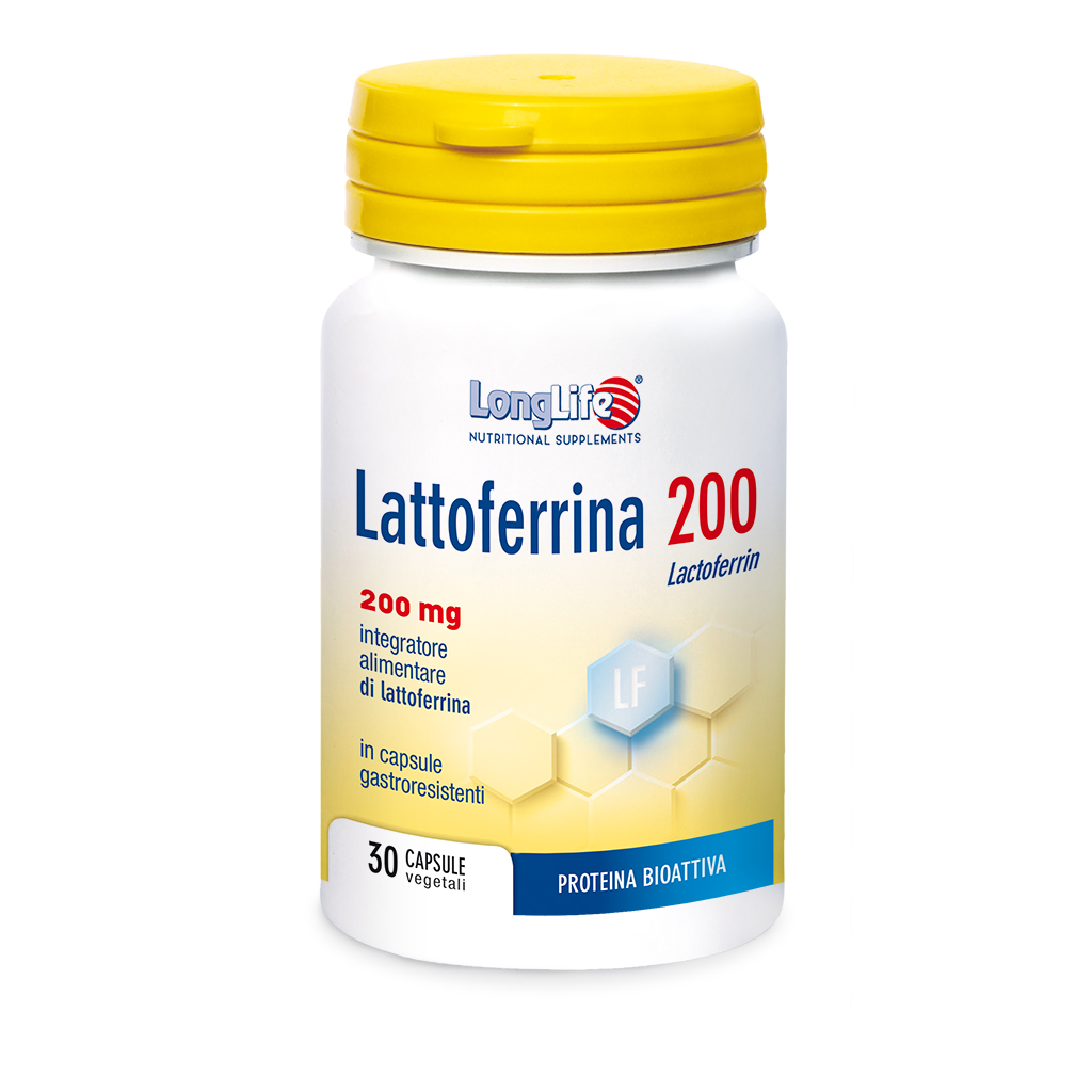 LongLife Lattoferrina 200 mg Integratore 30 Capsule