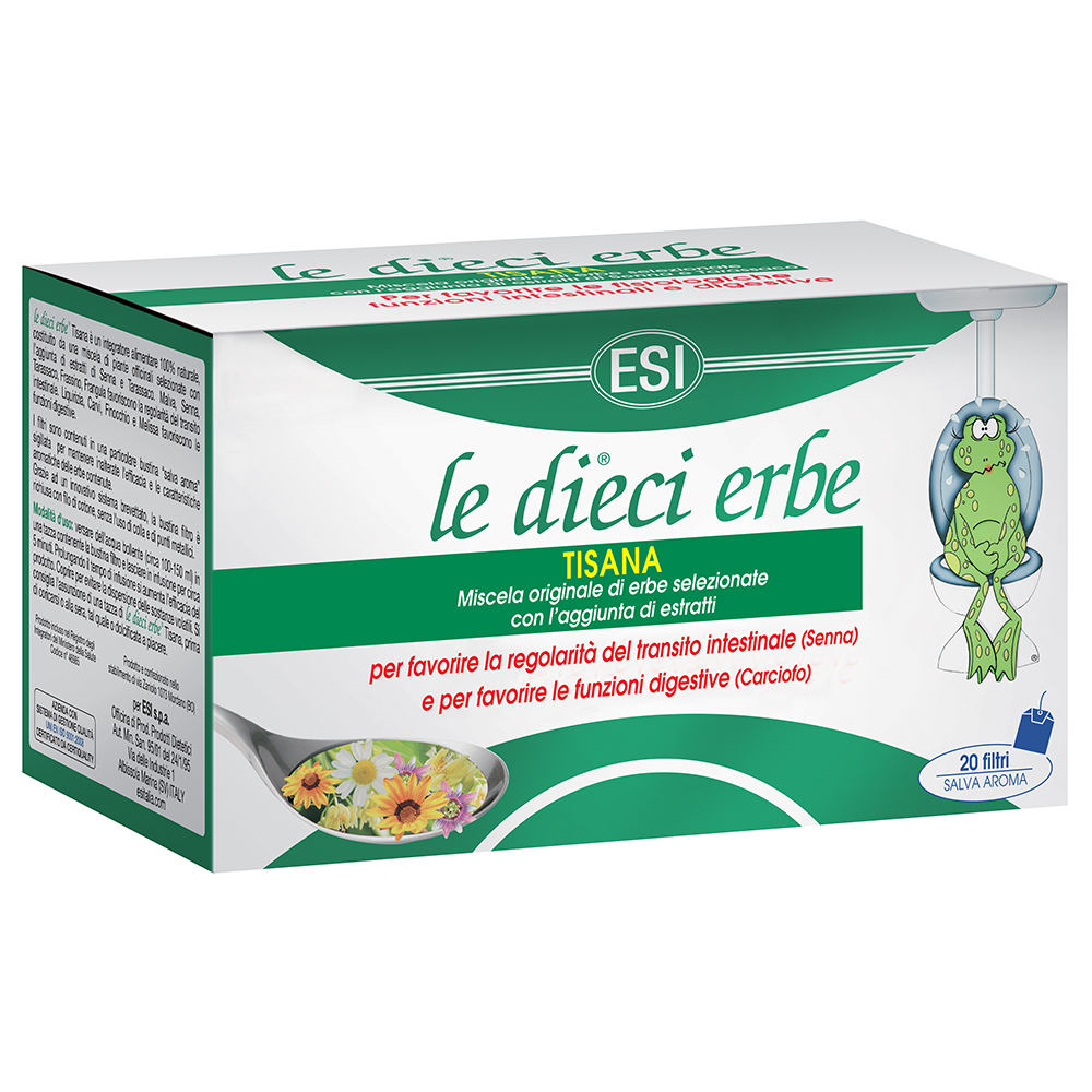 Esi Le Dieci Erbe Tisana Digestiva 20 Filtri