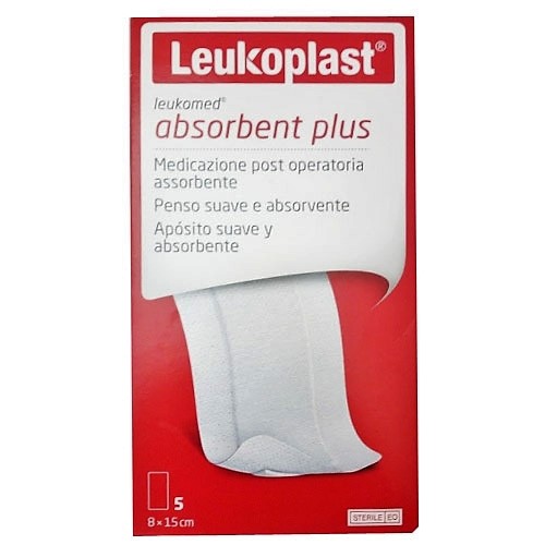 Leukomed Medicazione Autoadesiva Garza Tessuto Non Tessuto 8x15 Cm