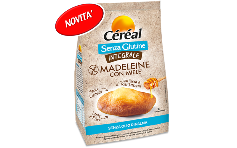 Céréal Senza Glutine Integrale MADELEINE con Miele