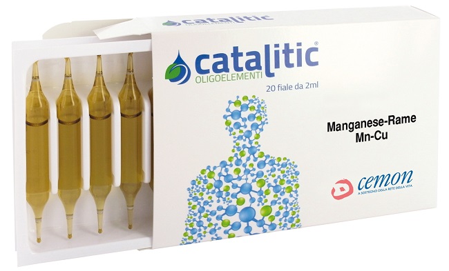 Cemon Catalitic Oligoelementi Manganese e Rame 20 Fiale da 2 ml