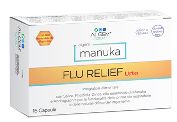 ALGEM MANUKA FLU RELIEF URTO 15 Capsule