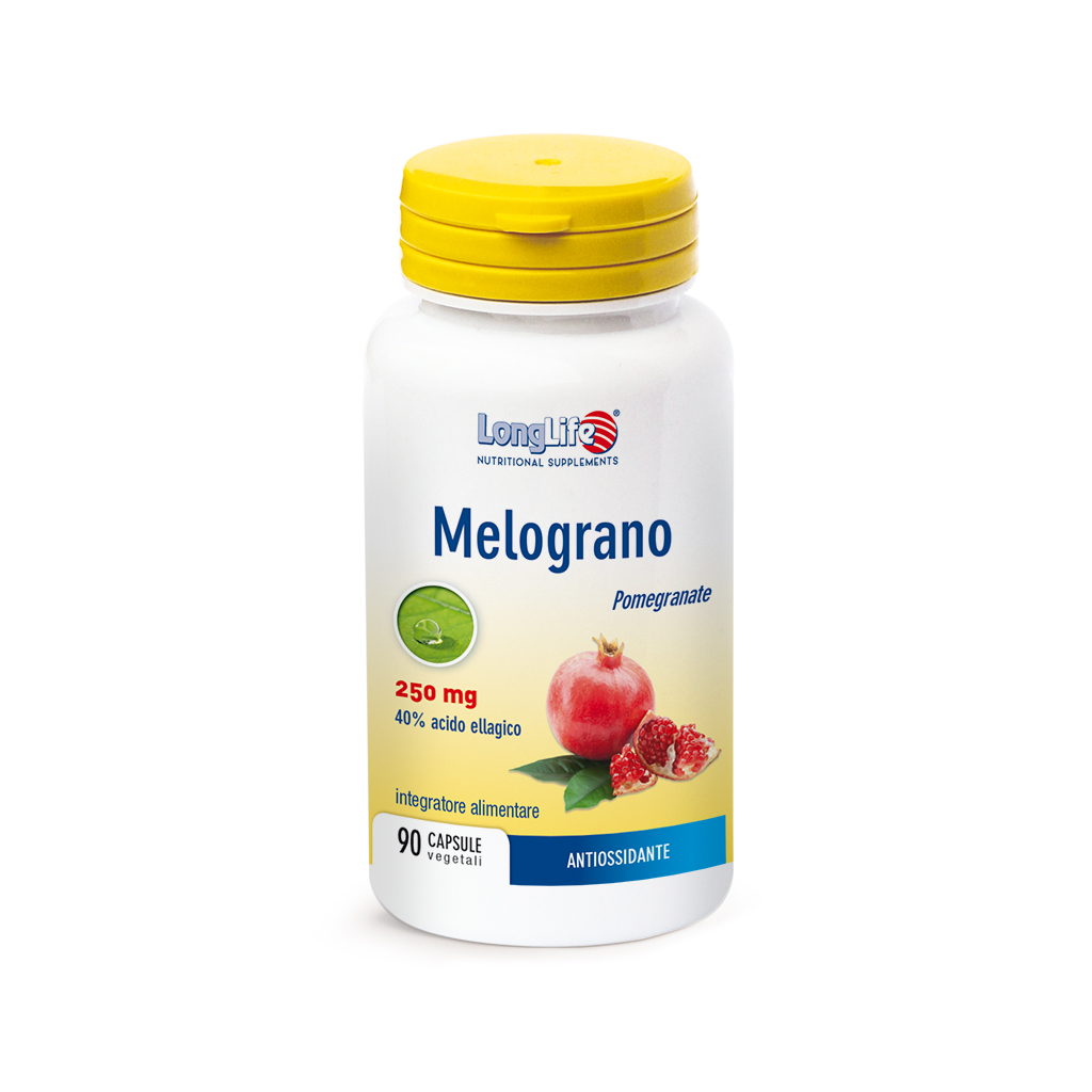 Longlife Melograno 40% Integratore Antiossidante 90 Capsule