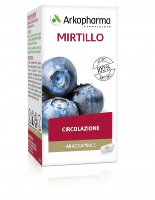 Arkocapsule Mirtillo Integratore Circolazione E Gambe 130 Capsule