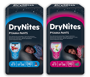 Huggies Drynites Mutandine Assorbenti Bambino 4-7 Anni 10 Pezzi