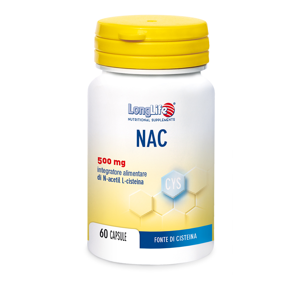 Longlife NAC Integratore Antiossidante 60 Capsule