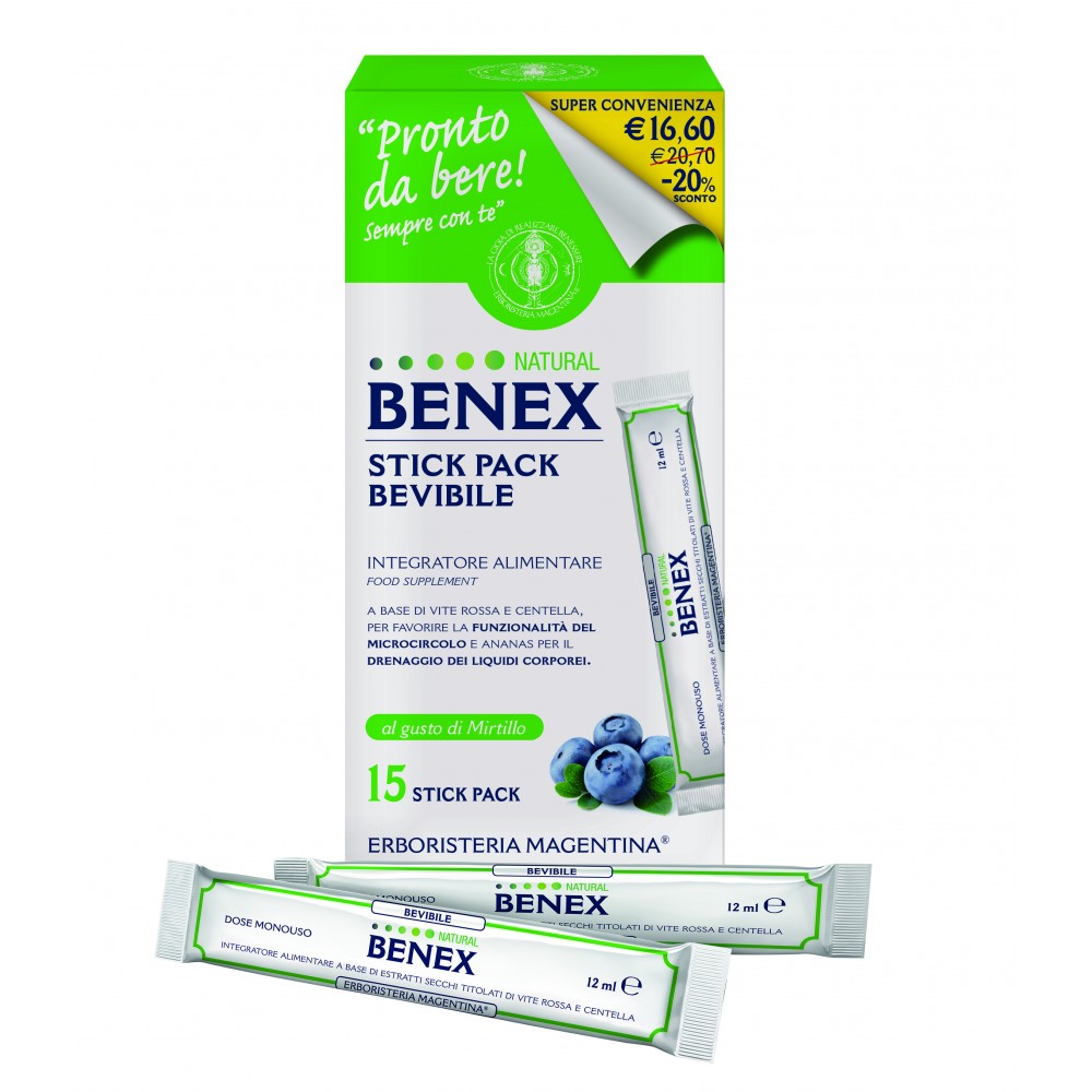 BENEX BEVIBILE 15STICK 12ML TP