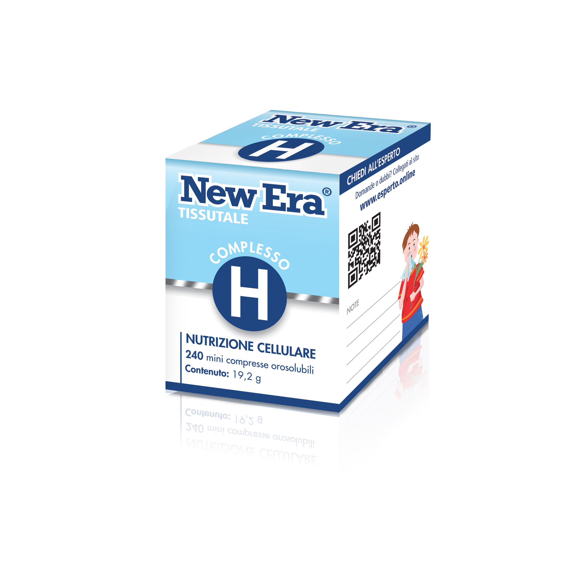 New Era Tissutale Complesso H Integratore Benessere Vie Respiratorie 240 Granuli