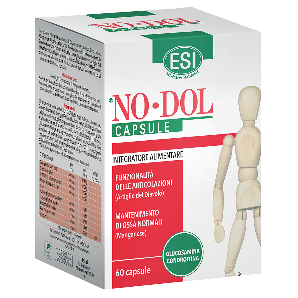 Esi No Dol Integratore Per Dolori Articolari E Muscolari 60 Capsule