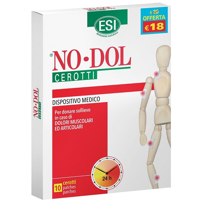 Esi No-Dol Cerotti Dolori Muscolari e Articolari 10 Pezzi