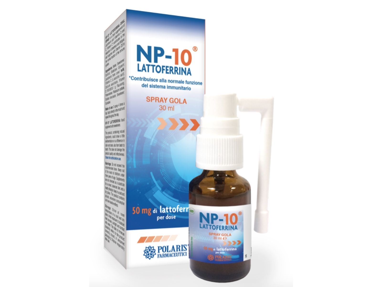 NP-10 Lattoferrina Spray Gola 30 ml