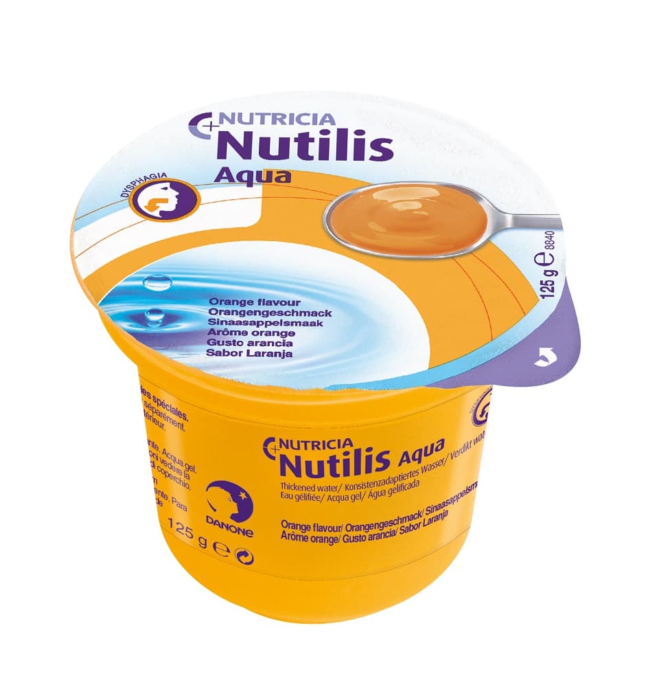 Nutilis Acqua Gel Bevanda Di Facile Ingestione All'Arancia 12x125 g