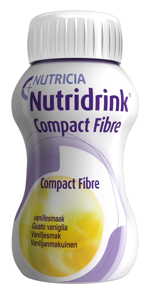 Nutridrink Compact Fibre Vaniglia 125 ml 4 Pezzi