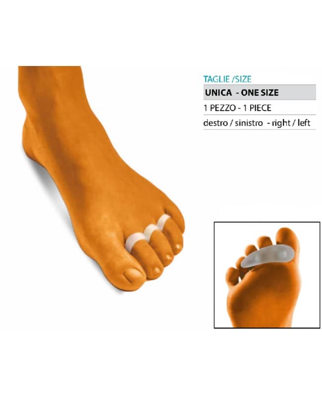 Orione Ok Ped G114 Cuscinetto 3 Anelli Per Dita A Martello Destro Misura Unica