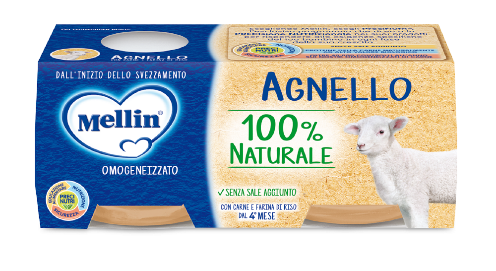 Mellin Omogeneizzato di Agnello 2 x 80 g