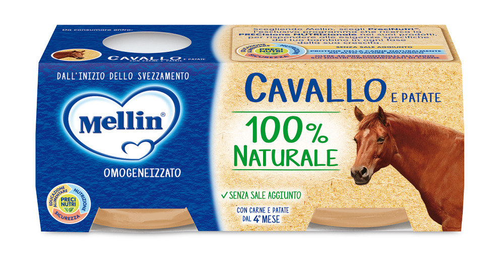 Mellin Omogeneizzato di Cavallo 2 x 80 g
