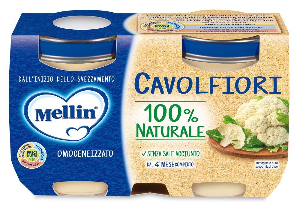 Mellin Omog Cavolfiore 2X125G