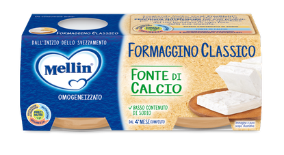 Mellin Omogeneizzato Al Formaggino 2 x 80 g