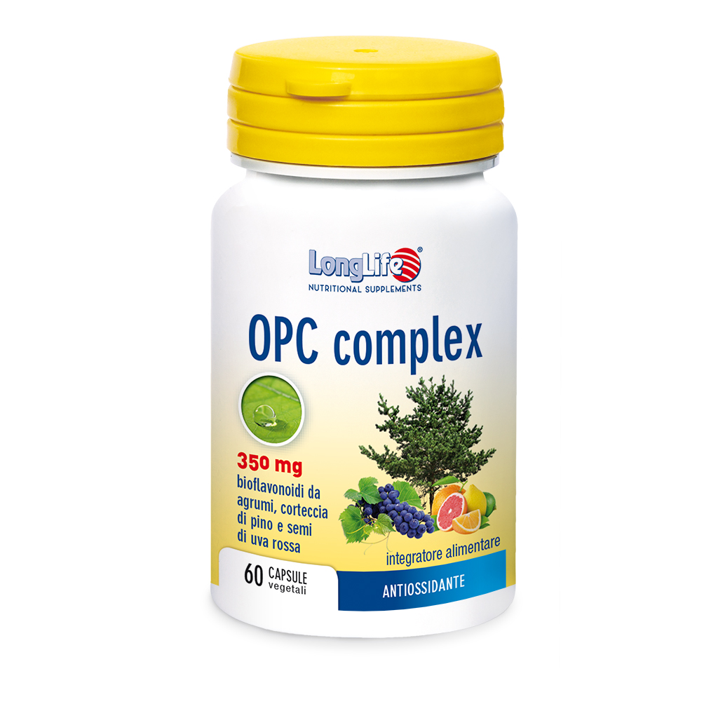 LongLfe Opc Complex Integratore Antiossidante 60 Capsule