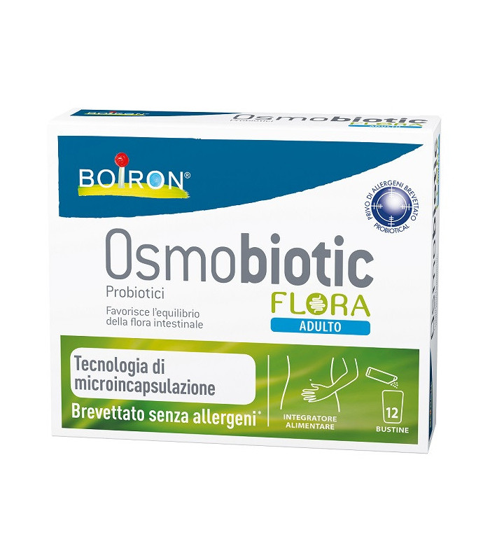 Boiron Osmobiotic Flora Adulto Integratore Probiotico 12 Bustine
