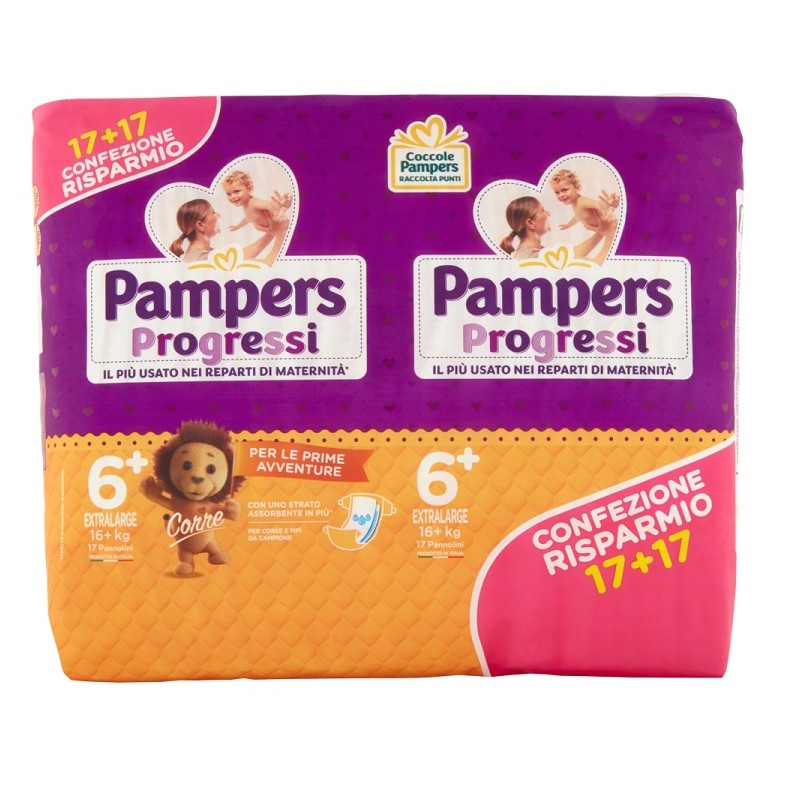 Pampers Progressi Corre Extralarge 16+ Kg