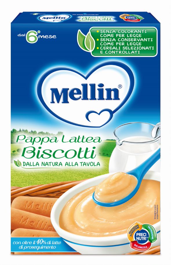 Mellin Pappa Lattea Biscotti 250 g