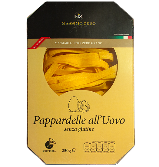 Massimo Zero Pappardelle all'Uovo Pasta Senza Glutine 250 g