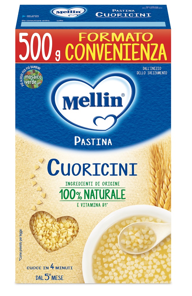 Mellin Pasta Cuoricini 500G