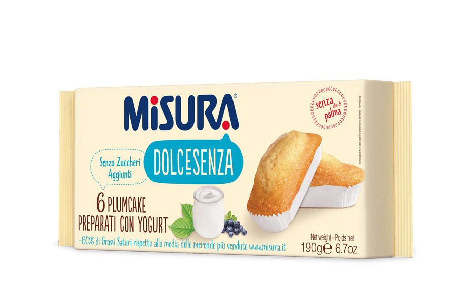 Misura Dolce Senza Plumcake Allo Yogurt Senza Zucchero 190 g