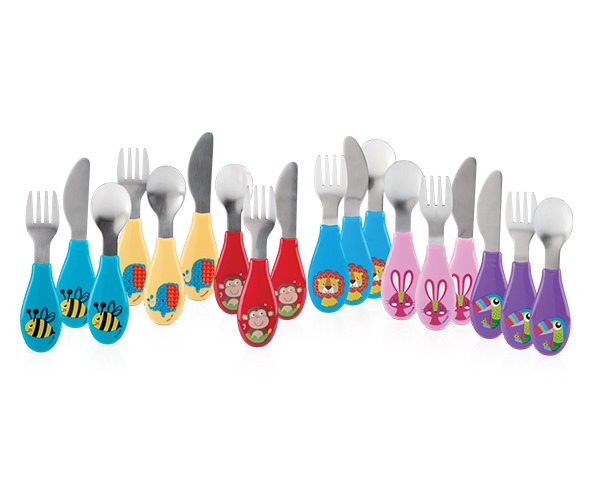 Nuby posatine inox 3 pezzi