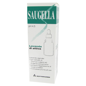 Saugella Lavanda Di Attiva Vaginale pH 4,5 Flacone 140 ml