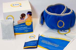 Khù Fascia Riscaldante Per Testa E Collo Blu