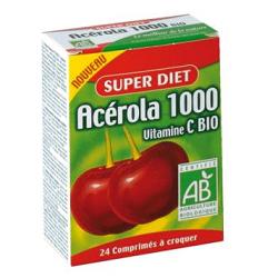 SUPERDIET Organic Acerola Cherry 1000