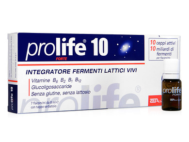 Prolife 10 Forte Integratore Fermenti Lattici Vivi 7 Flaconcini