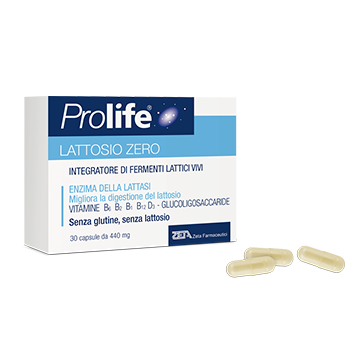 Prolife Lattosio Zero Integratore Per Intolleranti al Lattosio 30 Capsule