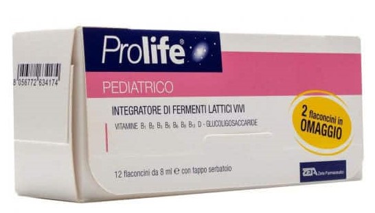 Prolife Pediatrico Integratore Fermenti Lattici Vivi Bambini 12 Flaconcini
