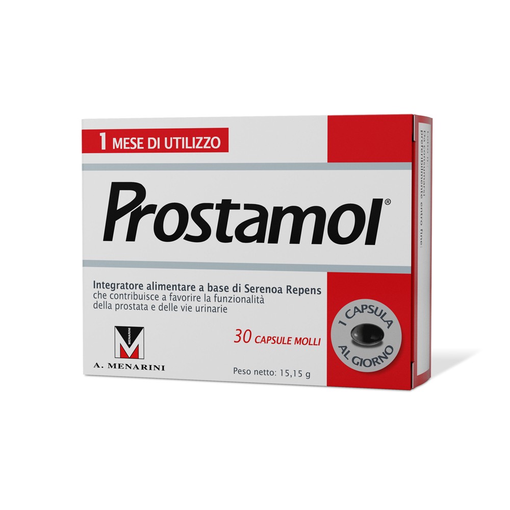 Prostamol Integratore Prostata e Vie Urinarie 30 Capsule Molli