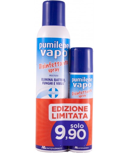 Pulmilene Vapo Disinfettante per Superfici ed Oggetti di Ambienti PROMO 250+75ml