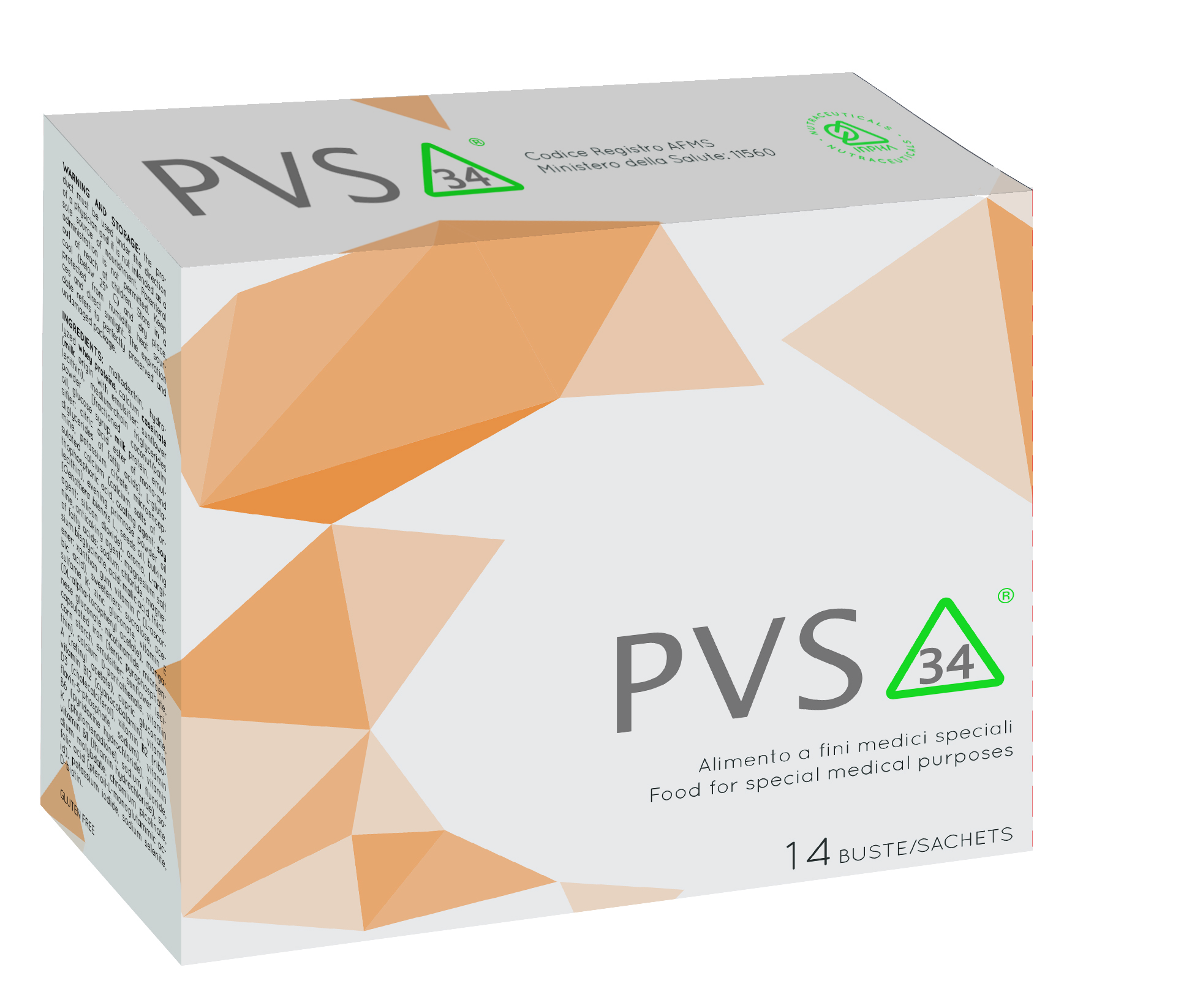 PVS34 Alimento Speciale Per Soggetti Malnutriti 14 Bustine