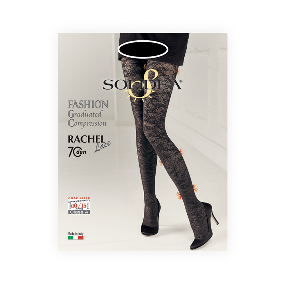Rachel 70 Lace Nero 4 XL - XL