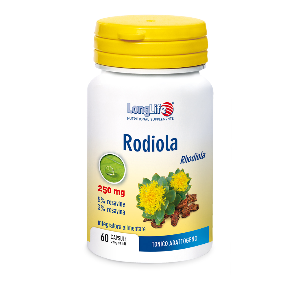 LongLife Rodiola 250 mg Integratore 60 Capsule