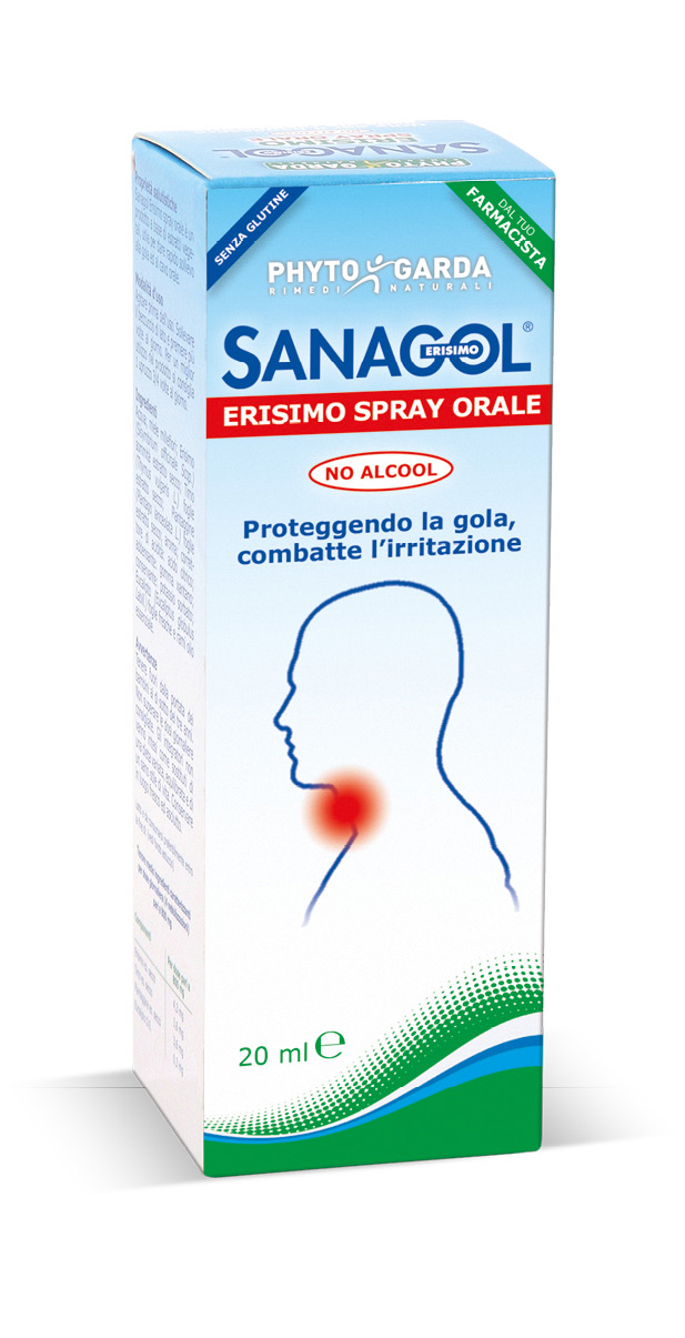 Sanagol Erisimo Spray Orale Gola Infiammata 20 ml