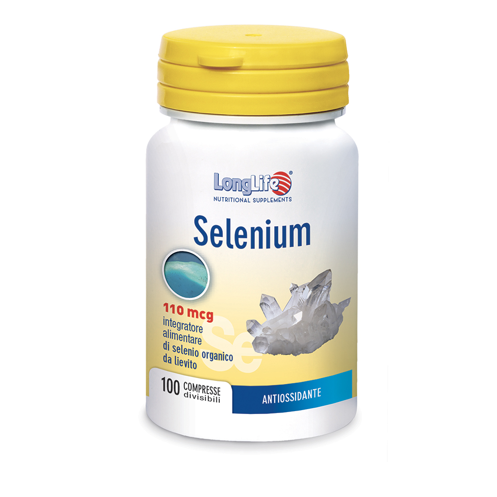 LongLife Selenium Integratore Antiossidante 100 Compresse