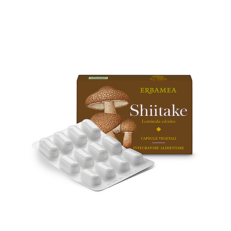 Shitake 24 capsule vegetali